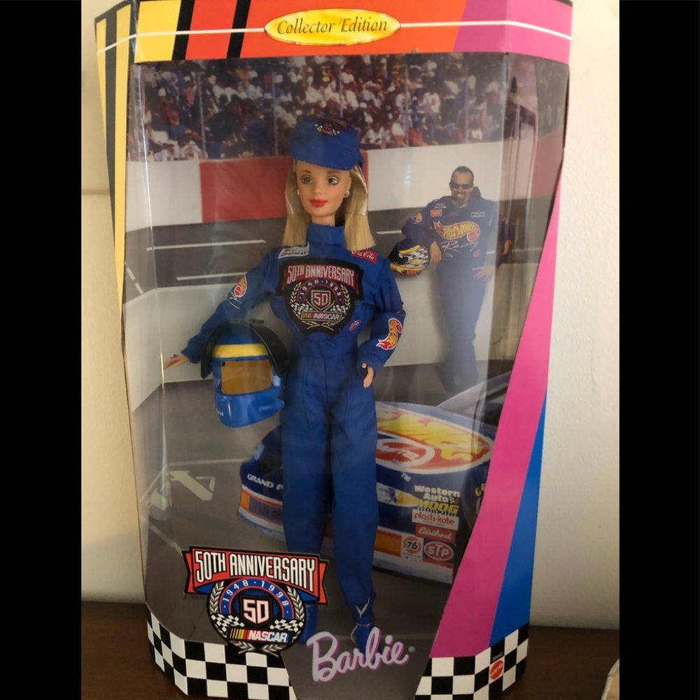 1998 NASCAR 50th Anniversary Barbie Doll (In Box)